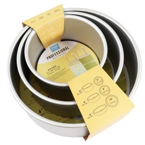 Set med 3 runda tårtformar - PME - Ø 15, 20, 25 cm, 10 cm höga