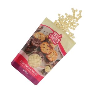 Chocolate Chunks - Vit choklad - Funcakes - 350 g