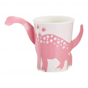 Pappmuggar - Dinosaurie - 8 st