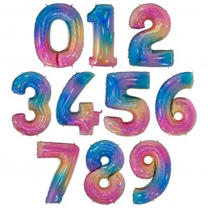 Sifferballong - Colourful Rainbow - 1 m