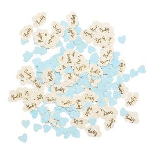 Konfetti - Baby - Blå/Guld