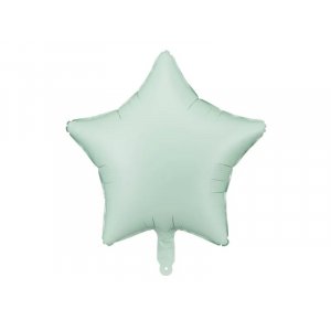 Folieballong - Stjärna - Mint - 48 cm