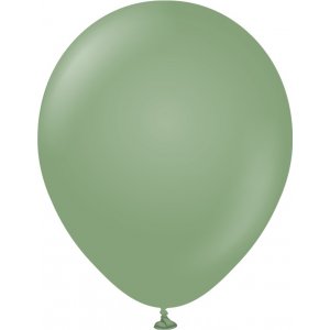 Ballonger enfärgade - Premium 30 cm - Eucalyptus - 10-pack