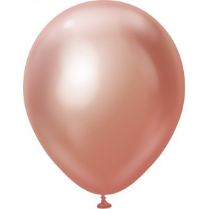 Ballonger enfärgade - Premium 30 cm - Rose Gold Chrome - 10-pack
