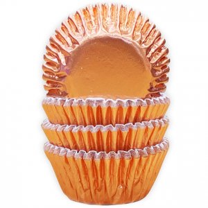 Pralinformar - Metallic - Roséguld - 60-pack
