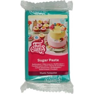 Sugarpaste/Sockerpasta - Mystiq Turqouise - FunCakes - 250 gram