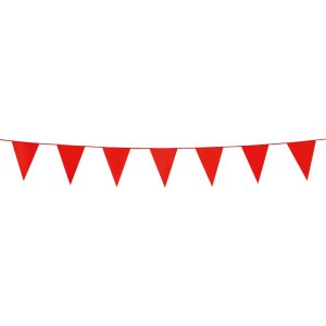 Vimpelgirlang Röd - 3 meter