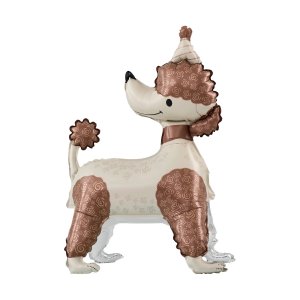 Folieballong - Hund Pudel - 58 x 84 cm