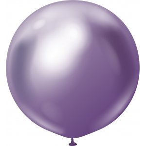 Ballonger enfärgade - Premium 90 cm - Purple Chrome - 2-pack