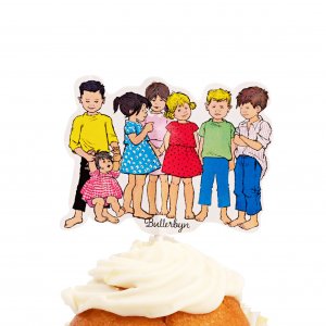 Cake Toppers - Bullerbyn 8-pack 10cm