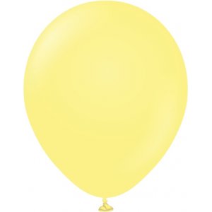 Ballonger enfärgade - Premium 45 cm - Macaron Yellow