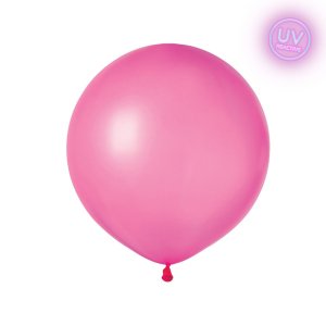 Latexballonger - Neon Rosa - UV Glow - 48 cm - 10-pack