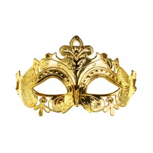 Karnevalmask - Guld