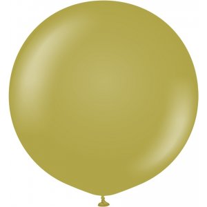 Ballonger enfärgade - Premium 60 cm - Olive
