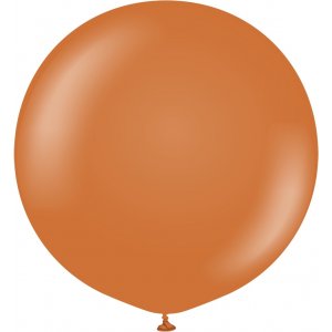 Ballonger enfärgade - Premium 90 cm - Caramel Brown - 2-pack