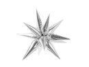 Folieballong - 3D Stjärna silver - 70 cm