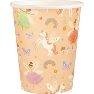 Pappmuggar - Unicorns & Prinsessor - 220 ml - 6 st