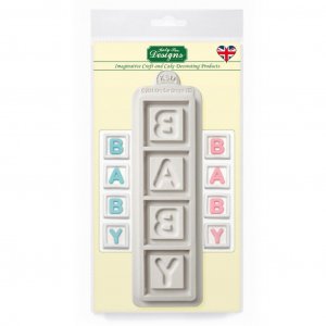 Silikonform - Katy Sue - Baby blocks