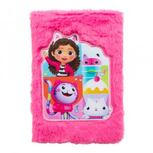Anteckningsbok - Gabby s Dollhouse - Fluffy notebook