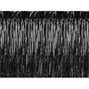 Partydraperi - Svart - 1 x 2 m