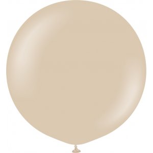 Ballonger enfärgade - Premium 60 cm - Hazelnut