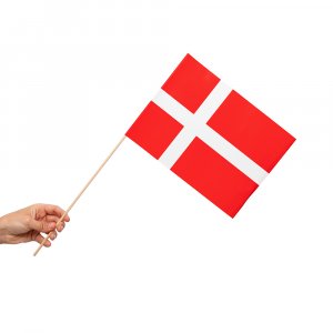 Handflaggor - Danmark - 10-pack