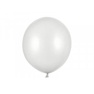 Ballonger enfärgade - Premium 43 cm - Silver Metallic - 25-pack