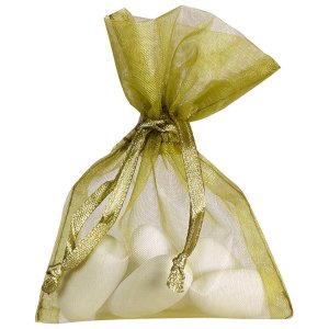 Organzapåsar - Olivgröna - 10-pack