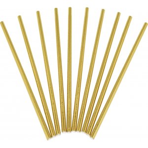 Sugrör - 24-pack - Guldmetallic