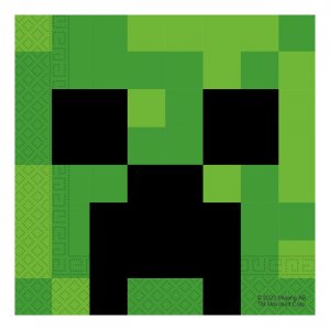 Servetter - Minecraft - 33x33 cm - 20-pack