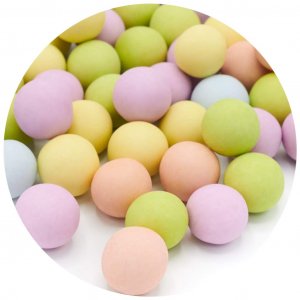 Chokladpärlor - Dull Pastells XXL - Happy Sprinkles - 120g