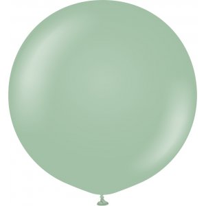 Ballonger enfärgade - Premium 60 cm - Winter Green