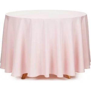 Rund Bordsduk Tyg - Dusty pink - 230 cm