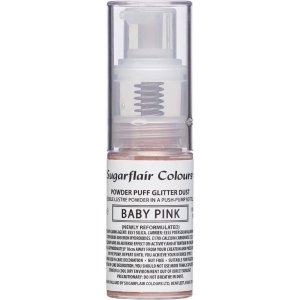 Ätbar glitterspray - Rosa - Sugarflair - 10 g