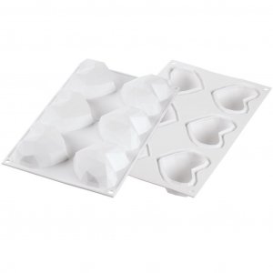 Silikonform - Origami Geometric heart - Mini