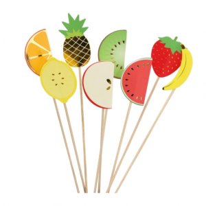 Cake picks - Frukter - 12-pack