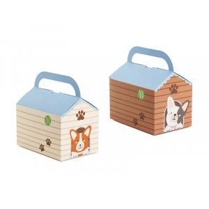 Snacksboxar/kakboxar - I love dogs - 2-pack