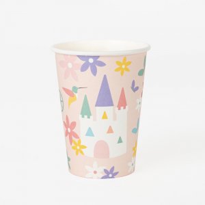 Pappmuggar - Prinsesskalas - 8 st
