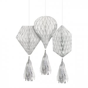 Minihoneycombs - Guldglitter - Med Tassels