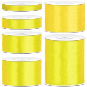 Satinband - Gult - 25 m
