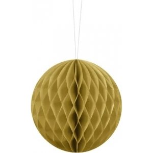 Honeycomb - Guld - Storlek: 10 cm