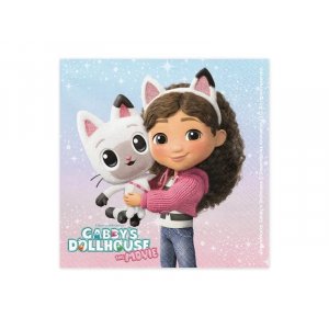 Servetter - Gabby s Dollhouse - The Movie - 20-pack - 33 x 33 cm