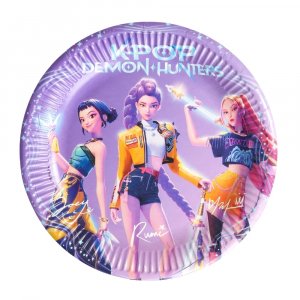 Papptallrikar - K-pop - 8-pack - 23 cm