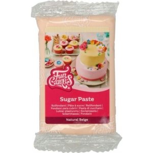 Sugarpaste/Sockerpasta - Natural Beige - FunCakes - 250g