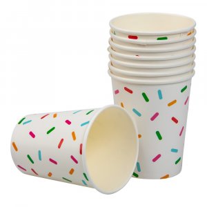 Pappmuggar - Sprinkles - 8-pack