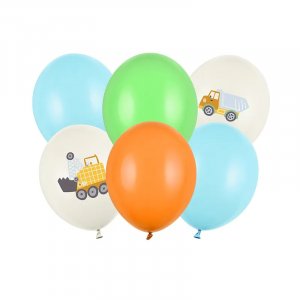 Ballongbukett - Truck Party - 6-pack