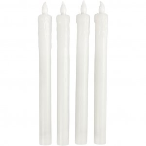 Stearinljus - LED - 4-pack