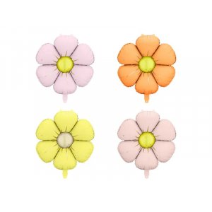 Folieballonger - Blommor - 4 st - 45 cm