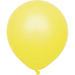 Ballonger enfärgade - Premium 30 cm - Yellow