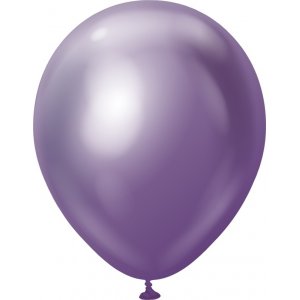 Ballonger enfärgade - Premium 30 cm - Purple Chrome